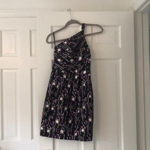 Milly one shoulder dress